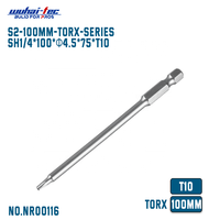 Pabrik disesuaikan 100MM seri Torx magnetik satu ujung sekrup bit kelas industri dengan kinerja kuat obeng OEM