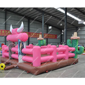 Taureau mécanique à yeux rouges, taureau gonflable en PVC d'<span class=keywords><strong>occasion</strong></span>, manège mécanique de rodéo à vendre - Product Image 2