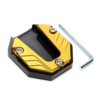 Extension de béquille latérale universelle en aluminium CNC pour véhicule électrique, accessoire de protection avec plaque de protection agrandie pour motos