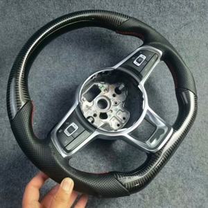 Volant en fibre de carbone pour Volkswagen MK7 <span class=keywords><strong>GOLF</strong></span> GTI GTS R-LINE POLO SCIROCCO GTD GTE MK6 CC Passat Jetta Golf7.5 Golf6 R - Product Image 2