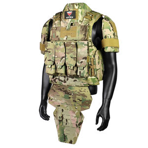 Chaleco Táctico Modular MOLLE de Nailon con Camuflaje y Protección Completa, Portaplacas Táctico Ajustable para Entrenamiento al Aire Libre - Product Image 2