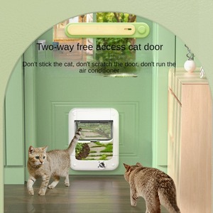 Porte pour animaux personnalisable Cat Mate avec détection par puce, entrée intelligente pour animaux, verrouillage bidirectionnel, petite trappe pour chien pour portes intérieures et extérieures - Product Image 4