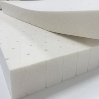 Feuilles de mousse de latex naturel 100% naturelles, rembourrage supérieur, douces, 1 pouce d'épaisseur, pour matelas