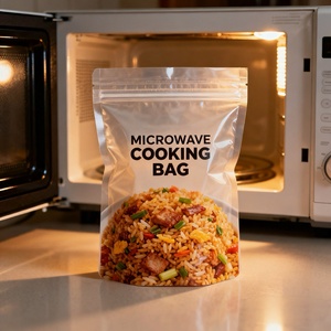 <b>Stand</b> up Pouch Packaging for Frozen Ready Meals Rice Noodles Meat and <b>Vegetables</b> Direct Microwave Heating Without Opening Bag - Product Image 2