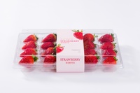 Kotak Kemasan Buah Berengsel PET Grosir untuk Stroberi, Blueberry, Raspberry dengan Label Kustom