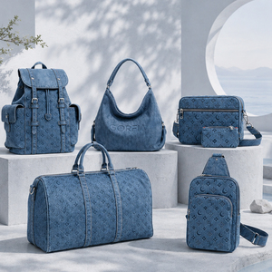 Colección de Bolsos Personalizados para Mujer, Bolso de Hombro de Cuero PU Repujado, Mochila, Bolso Bandolera, Bolso de Viaje, Conjunto de Bolsos de Moda - Product Image 2