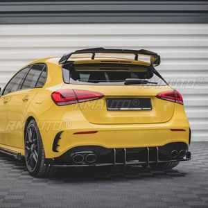 สปลิตเตอร์กันชนหน้าสำหรับรถเบนซ์ A-Class W177 A35 A45 AMG ชุดแต่งวินด์ไนฟ์แอร์เบลดสำหรับรถเบนซ์ A-Class W177 A35 A45 AMG - Product Image 3