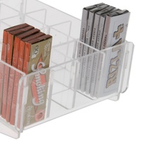 Étagère à cigarettes murale en acrylique durable, support d'affichage pour paquets de tabac coupés
