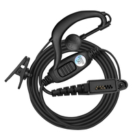 Casque audio écologique RuiBao pour talkie-walkie GP328plus GP344 PRO5150 EX500 T320 HYT TC780 TC780M