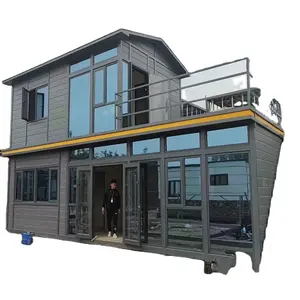 Lớn thiết kế hiện đại Modular thép ánh sáng prefab gia cầm nhà cho Mall Barn cabin hoặc biệt thự 5 năm bảo hành