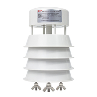 Rk900-09 Smart 5-in-1 Environmental Monitoring Sensor Temperature Humidity Pressure Wind Measures Meters Ultrasonic Weather