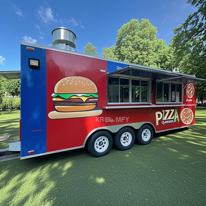 Remolque Móvil de Alta Gama Totalmente Equipado con Ventana de Venta, Carrito de Comida Callejera para Helados y Dulces - Product Image 2