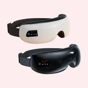 Eye Care Draadloze Verwarming Elektrische Massage Mini Smart Ems Eye Massager Warmte Met Muziek