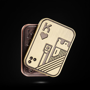 Jouet anti-stress en métal de haute qualité, Slider Fidget EDC, Spinner Fidget en métal, Slider Push EDC, Sliders magnétiques Infinity, Cadeau - Product Image 4
