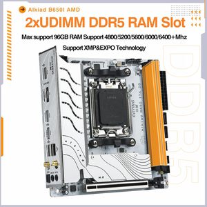 Placa base para juegos de escritorio B650 ITX AM5 DDR5 PCIe 4,0 M.2 ranuras USB 3,0 SATA Compatible con <span class=keywords><strong>AMD</strong></span> para la serie Ryzen 9000/8000/7000 - Product Image 4