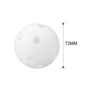 NEW Arrival 72MM Pickleball <b>Baseball</b> Training Customizable PE Hard White 26 Holes Hollow <b>Baseball</b> - Product Image 3