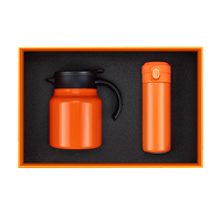 2025 nouveau Style Double paroi en acier inoxydable isolation cafetière avec théière Portable voyage Thermos théière avec Logo personnalisé