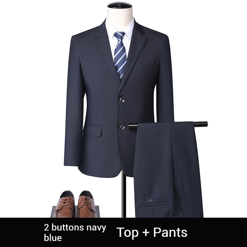 Costume + pantalon 2 boutons bleu marine