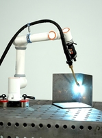 Robot de soudage collaboratif, utilisation facile, sans programmation, système de commande par pendule, prix usine