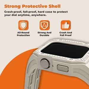<span class=keywords><strong>Coque</strong></span> Chungming en TPU robuste avec bracelet pour <span class=keywords><strong>Apple</strong></span> <span class=keywords><strong>Watch</strong></span> Ultra 2 49mm, bracelet antichoc extérieur sport pour <span class=keywords><strong>Apple</strong></span> <span class=keywords><strong>Watch</strong></span> Series 9 - Product Image 5