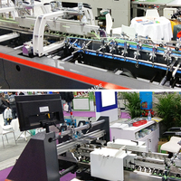 Prix d'usine Machine de pliage et de collage entièrement automatique pour boîtes en carton Carton Machine de collage de dossiers