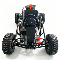 Kart électrique tout-terrain 2000W 70V40A pour adultes, 4 roues, avec frein à disque hydraulique arrière
