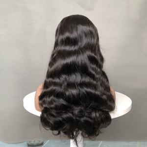 Perruques Haute Densité <span class=keywords><strong>Lace</strong></span> Frontale 13x4 Cheveux Humains Naturels Sans Colle Ondulations Souples Brésiliennes - Product Image 4