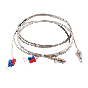 Đầu Dò Cảm Biến Nhiệt Độ Có Ren M6 M8 Cặp Nhiệt Điện Loại K 1M - Product Image 1