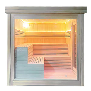 Sauna all'aperto cedro canadese russo Sauna barilotto 2 persone all'aperto Seks Sauna - Product Image 2
