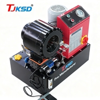 Machine à sertir les flexibles hydrauliques TJKSD-P32 1/8''-1'' avec pompe moteur et roulement 3KW 300T 220-415V