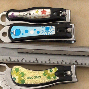 Cortauñas N211 para salón, kit de manicura, chapado en COLOR dorado, venta al por mayor - Product Image 1