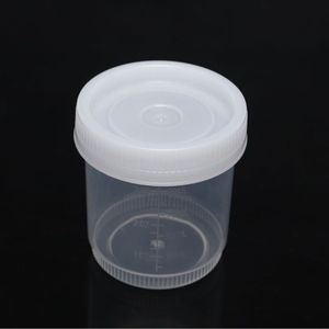 Gobelet de prélèvement d'urine pour lèvres 60 ml, jetable, transparent, avec graduations, gobelet stérile pour échantillons - Product Image 2