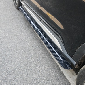 Marchepieds latéraux sportifs en aluminium pour ID.6 X Crozz 7 places EV SUV 2021- Sans perçage Ensemble complet - Product Image 2