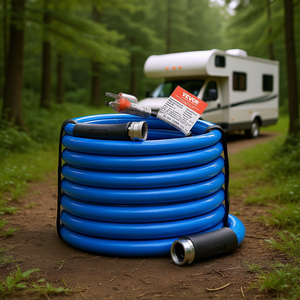 Manguera de agua calefactada e impermeable para caravana Vevor de 30 pies y 5/8 pulgadas de diámetro interior Accesorio de Conexión GHT para Sistema Automático de Regulación de Agua Potable - Product Image 2