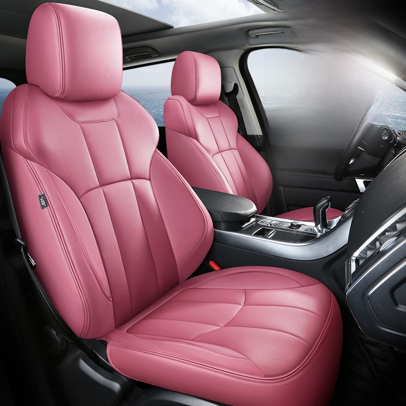 Rosa cereza - Cinco asientos, completamente cerrado.