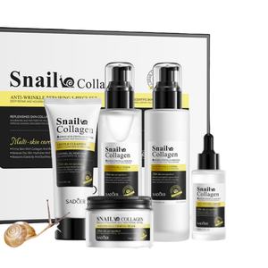 The Best Skincare Beauty Gift Kit 5 Pcs Collagène Escargot Crème Nettoyante Hydratante Blanchiment Ensemble de Soins de la Peau (nouveau) Produits - Product Image 1