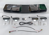 Barre lumineuse de toit LED pour Jetour Traveller T2 2023 Noir brillant Feux avant Accessoires de voiture