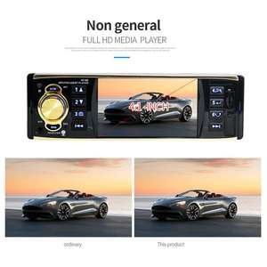 Lecteur MP5 pour <span class=keywords><strong>voiture</strong></span> avec manuel <span class=keywords><strong>d</strong></span>'utilisation de 4 pouces, connexion <span class=keywords><strong>Bluetooth</strong></span>, émetteur FM USB, tuner radio pour fichiers audio MP3 et MP4 - Product Image 3