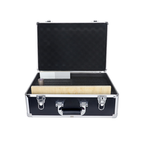 Boîte d'échantillons en aluminium OEM/ODM pour panneaux en bois et salon de meubles Boîte de construction durable essentielle avec boîte à outils en mousse prédécoupée