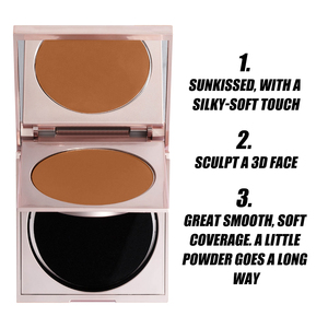 Tùy Chỉnh Matte Bronzer Kem Che Khuyết Điểm Đường Viền Palette Vẻ Đẹp Sản Phẩm Cho Phụ Nữ Ép Bronzer Bột Đường Viền - Product Image 6