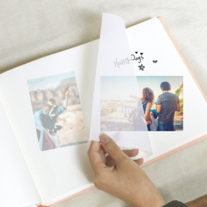 <span class=keywords><strong>Album</strong></span> photo grand format avec 5 photos par page, page intérieure 29*29cm avec papier de soie, page intérieure uniquement - Product Image 2