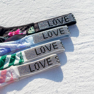 RTS sous-vêtement rayé taille basse diamant brillant <span class=keywords><strong>culotte</strong></span> Sexy imprimé femme <span class=keywords><strong>string</strong></span> léger G <span class=keywords><strong>String</strong></span> soyeux lenceria Lingerie - Product Image 6