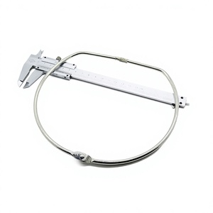YIWANG Wholesale 8 Inch Metal D Shaped Screw Lock Book <b>Binder</b> <b>Rings</b> Key <b>Ring</b> - Product Image 2