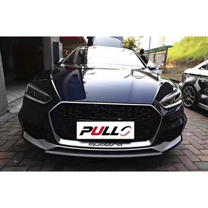 I paraurti per auto per AUDI <span class=keywords><strong>A5</strong></span> 2017-L'aggiornamento 2019 al Kit carrozzeria stile RS5 Include la griglia ABS della gonna laterale anteriore del paraurti anteriore - Product Image 4