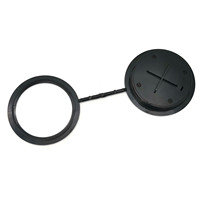 Carcasa de Plástico ABS para Cargador Inalámbrico, Moldeada por Inyección Personalizada, Base de Carga Inalámbrica Circular, Anillo Antideslizante de Silicona