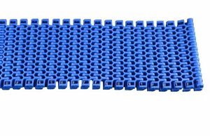 Bande transporteuse modulaire en plastique à grille plate de haute qualité série 2400 pour la ligne de transport et de traitement de l'industrie de la viande de fruits et légumes - Product Image 4
