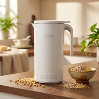 Blender portable en acier inoxydable de 350 ml avec poignée, commande tactile à une seule vitesse, pour faire des smoothies
