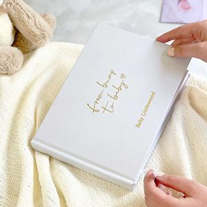 Recuerdo personalizado <span class=keywords><strong>para</strong></span> recién nacidos, venta al por mayor, álbum de fotos de hito de primer año <span class=keywords><strong>para</strong></span> bebés y Diario de registro de memoria - Product Image 3