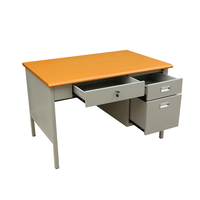 Meubles de bureau à domicile de qualité grade Table en métal Bureau d'ordinateur en acier pour le personnel étudiant