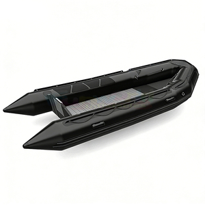 Bateau de pêche gonflable en Hypalon, bateau pliable en PVC, bateau à rames sportif, bateau gonflable à plancher en aluminium - Product Image 6